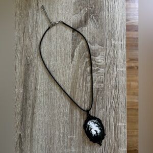 Gothic cameo necklace